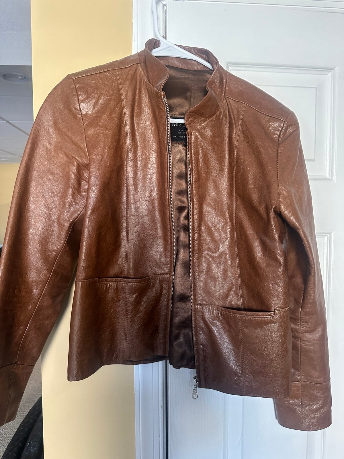 Women's leather jacket