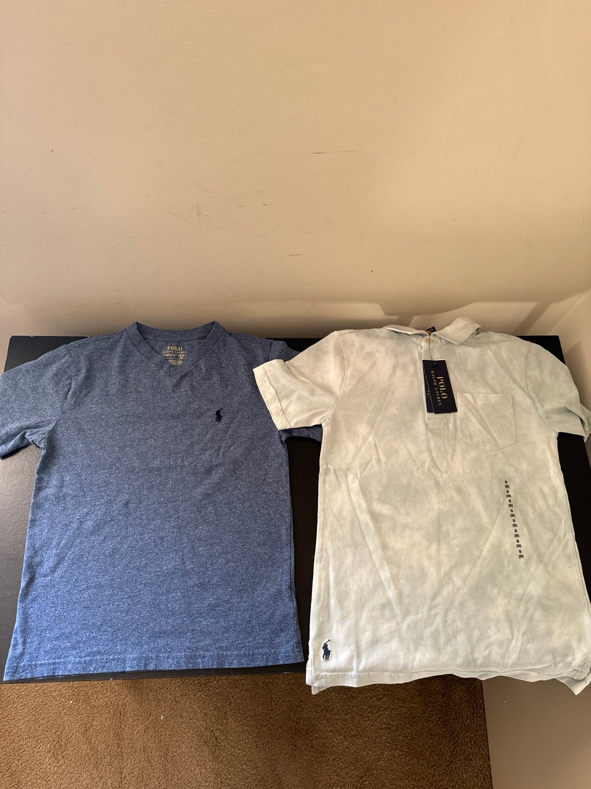 TWO Polo Ralph Lauren shirts for boys size 8