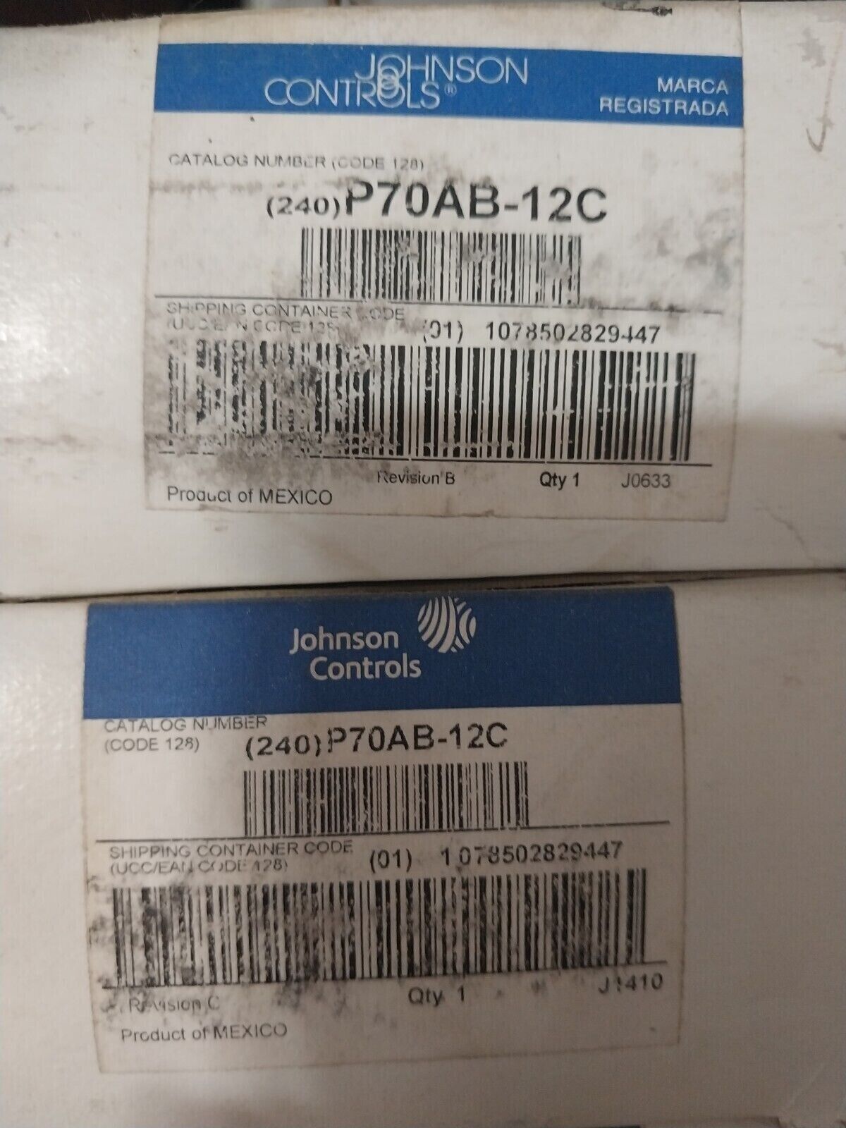 JOHNSON CONTROLS P70AB-12C