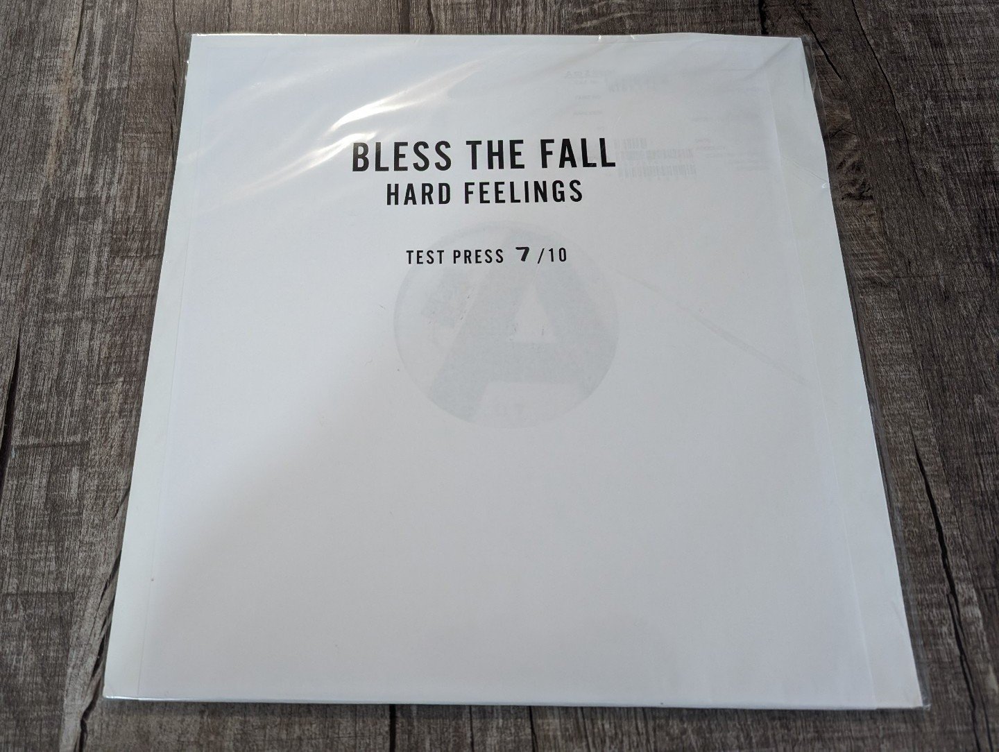 Blessthefall Hard Feelings test press vinyl 7/10