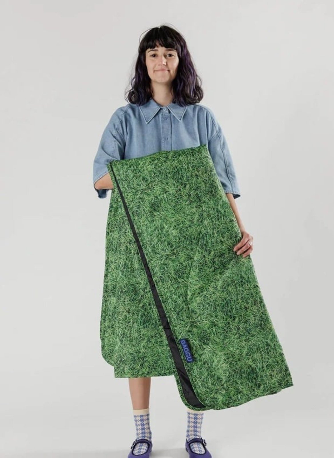 BAGGU Puffy Picnic Blanket (Grass)