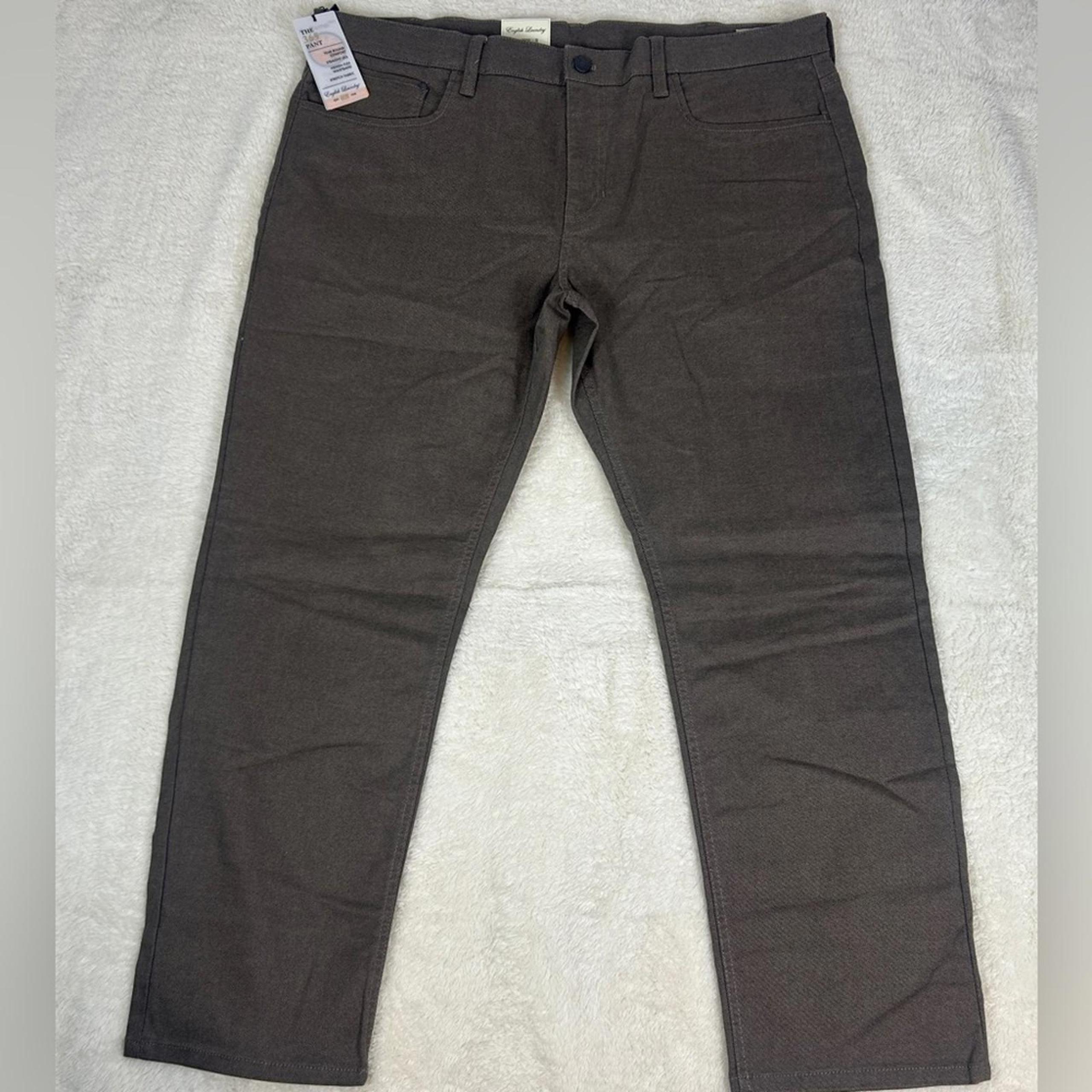 English Laundry Brown Straight Jeans Smooth Finish