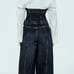 Zara strapless TRF denim Jumpsuit