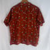 Duluth Trading Orange Hemp Organic Outdoor Motif Button Front Shirt Size XL