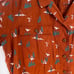 Duluth Trading Orange Hemp Organic Outdoor Motif Button Front Shirt Size XL