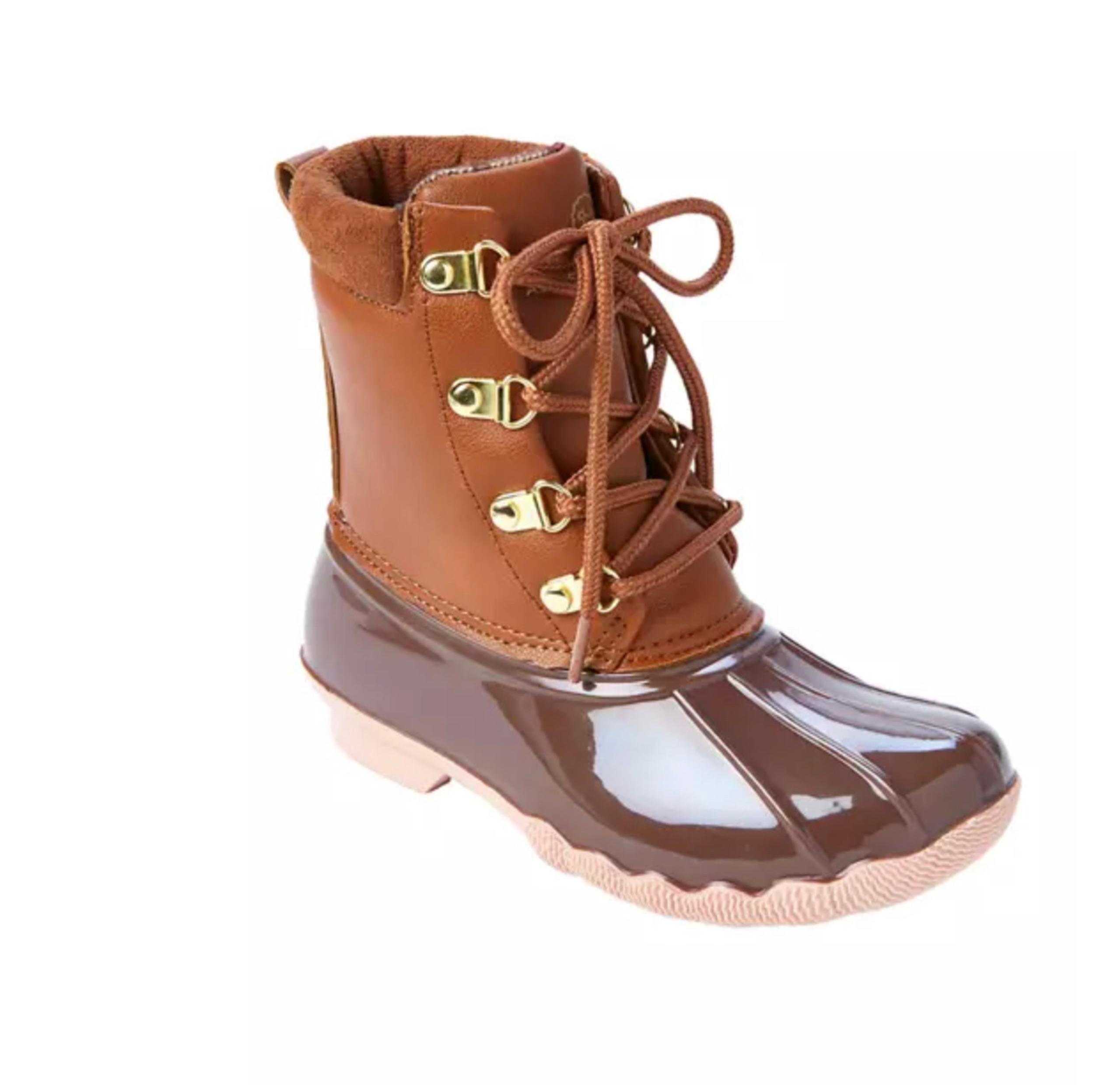 Adrienne Vittadini  | Youth Girls Gavin Duck Boots 1M Youth | Color: Pink /Brown