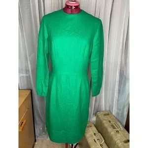 day dress vintage 1950s green