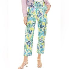 TANYA TAYLOR Womens Size 6 Avery Linen-Blend Pant