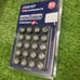 Ray's Dura-Nuts Racing Quality Straight M12 x P1.25 Chrome Lug Nuts with Lock