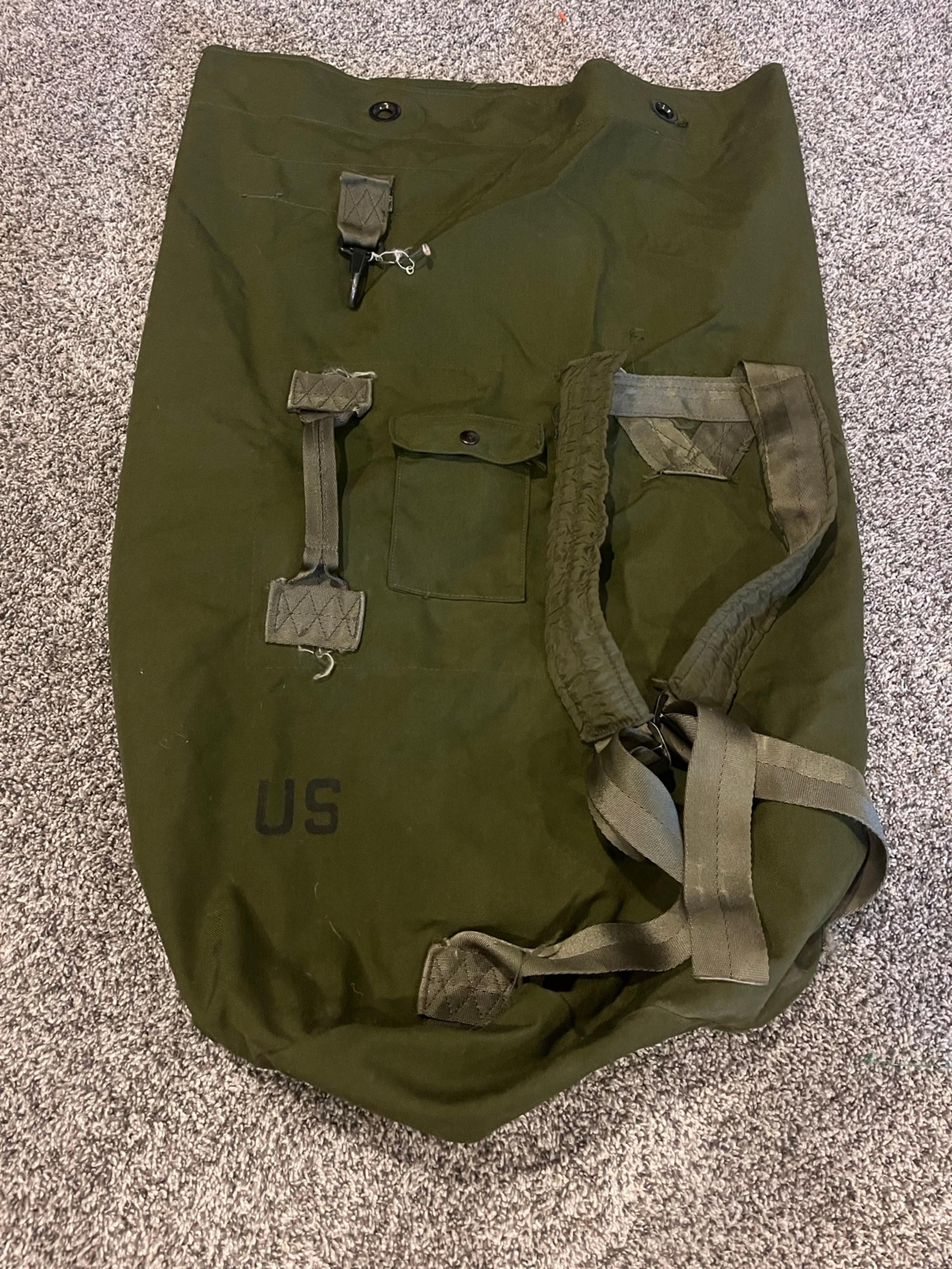 U.S. Military duffel bag