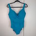 NEW Miraclesuit Underwire Tummy Control One Piece Swimsuit Size 18 Teal NWT