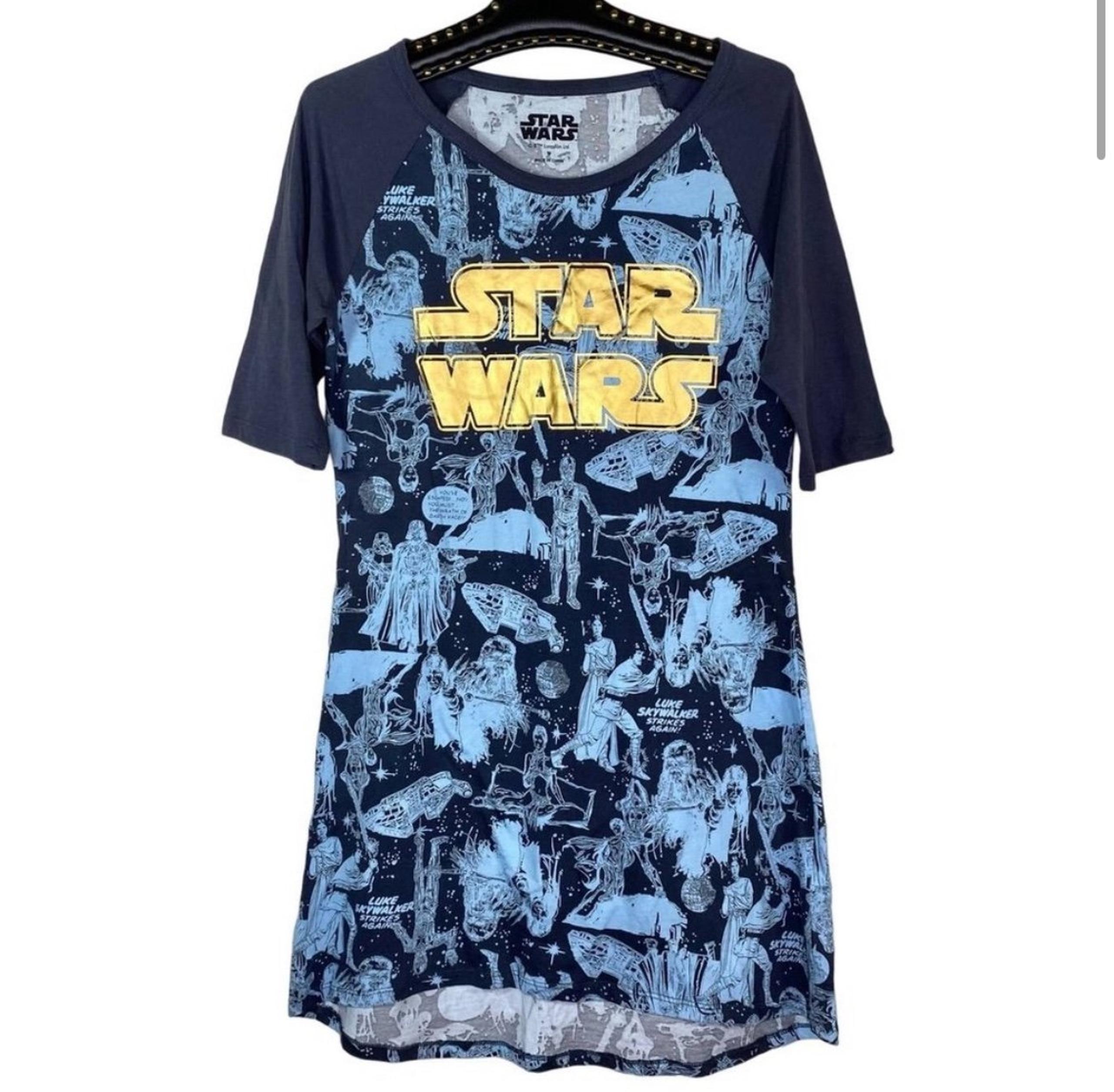 Star Wars Nightgown Pajama Sleep Dress Shirt