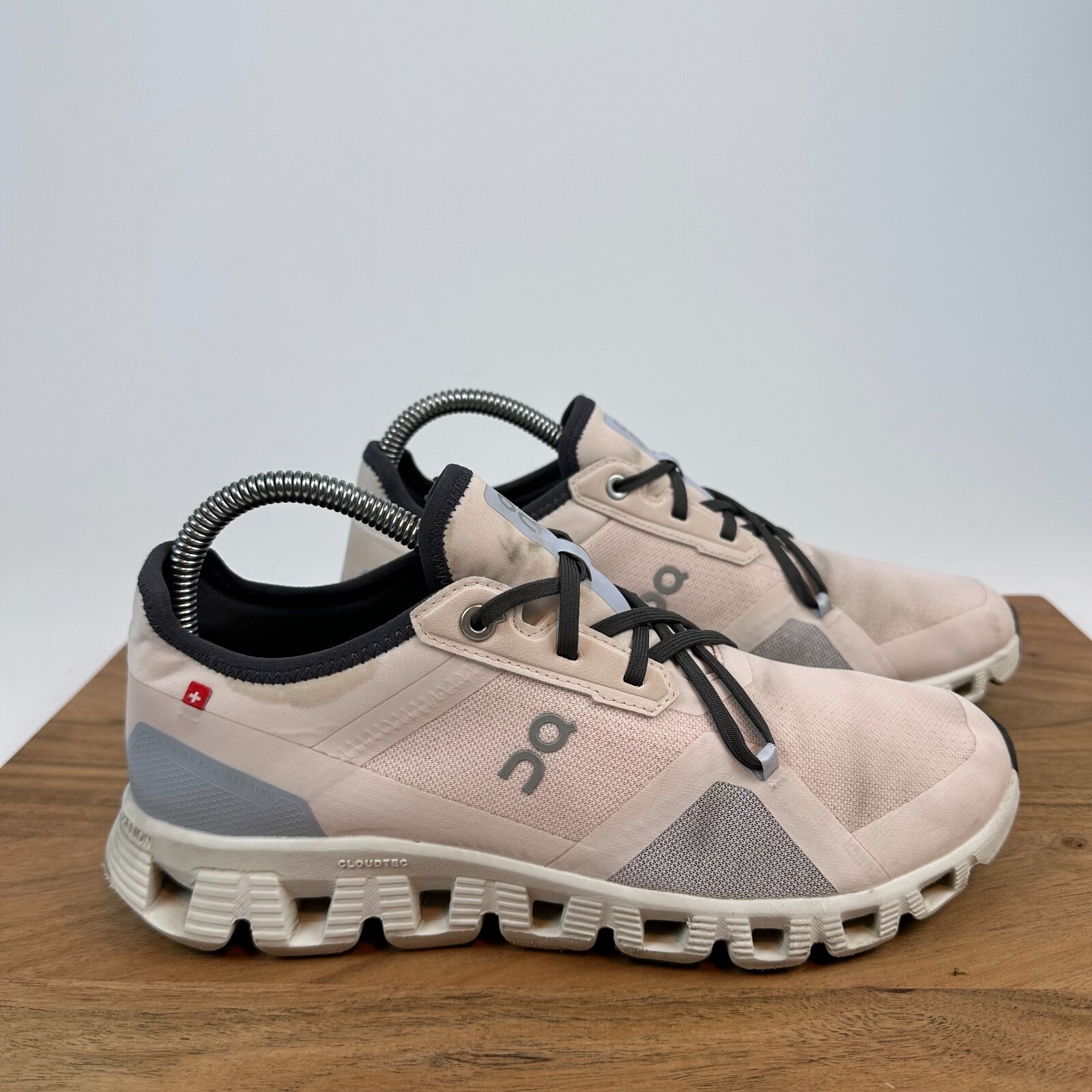 Womens On Cloud X 3 AD Pink Athletic Running Sneakers Shoes Size 8 M GUC