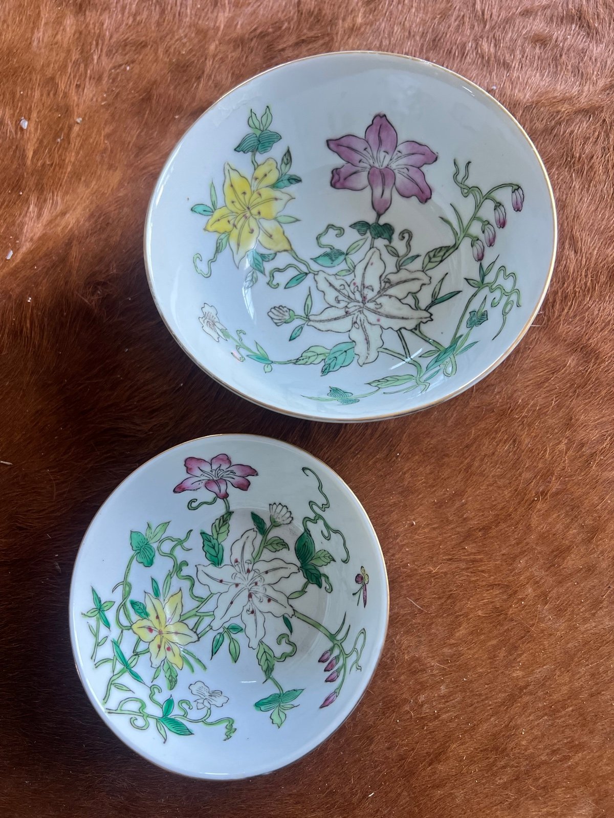 Vintage Oriental Bowls Very Rare Find