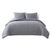 Larch 3 Piece Queen Comforter Set Gray