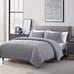 Larch 3 Piece Queen Comforter Set Gray