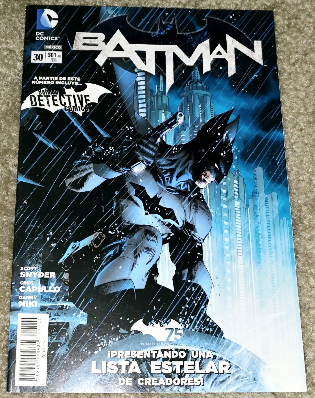Rare VHTF Batman Detective Comics 27 NM- MX Jim Lee 1:50 New 52 Foreign Variant