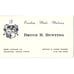 Bruce B Bunting Metals Houston Vintage Business Card SE5-B3