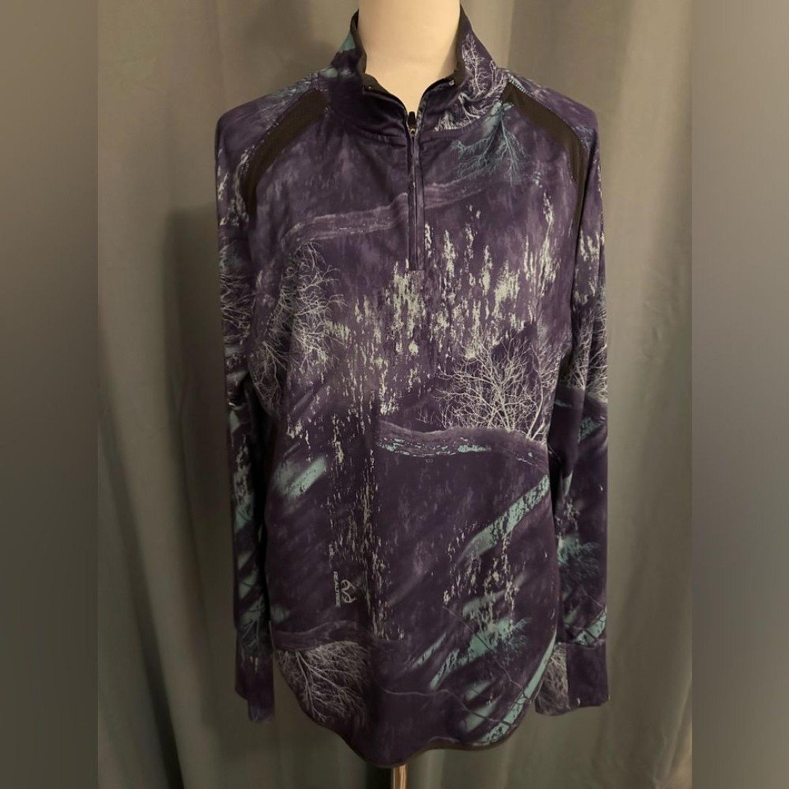 Real tree by Colosseum purple camo style Jacket Size XXL NWT