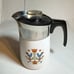 Vintage Corning Ware Stovetop Coffee Pot Festival Bluebirds 6 Cups P-146 RARE