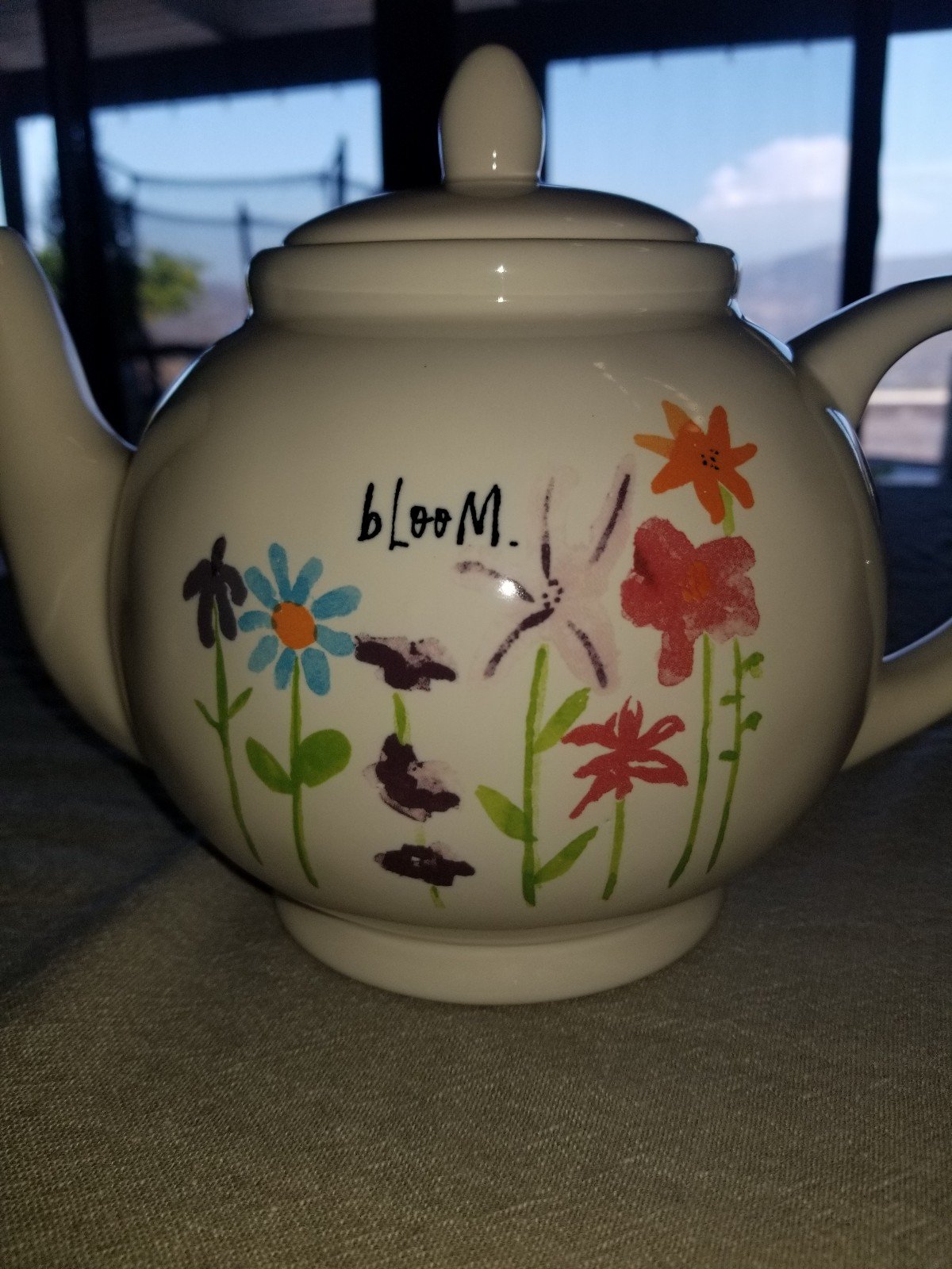 Rae Dunn Bloom Teapot