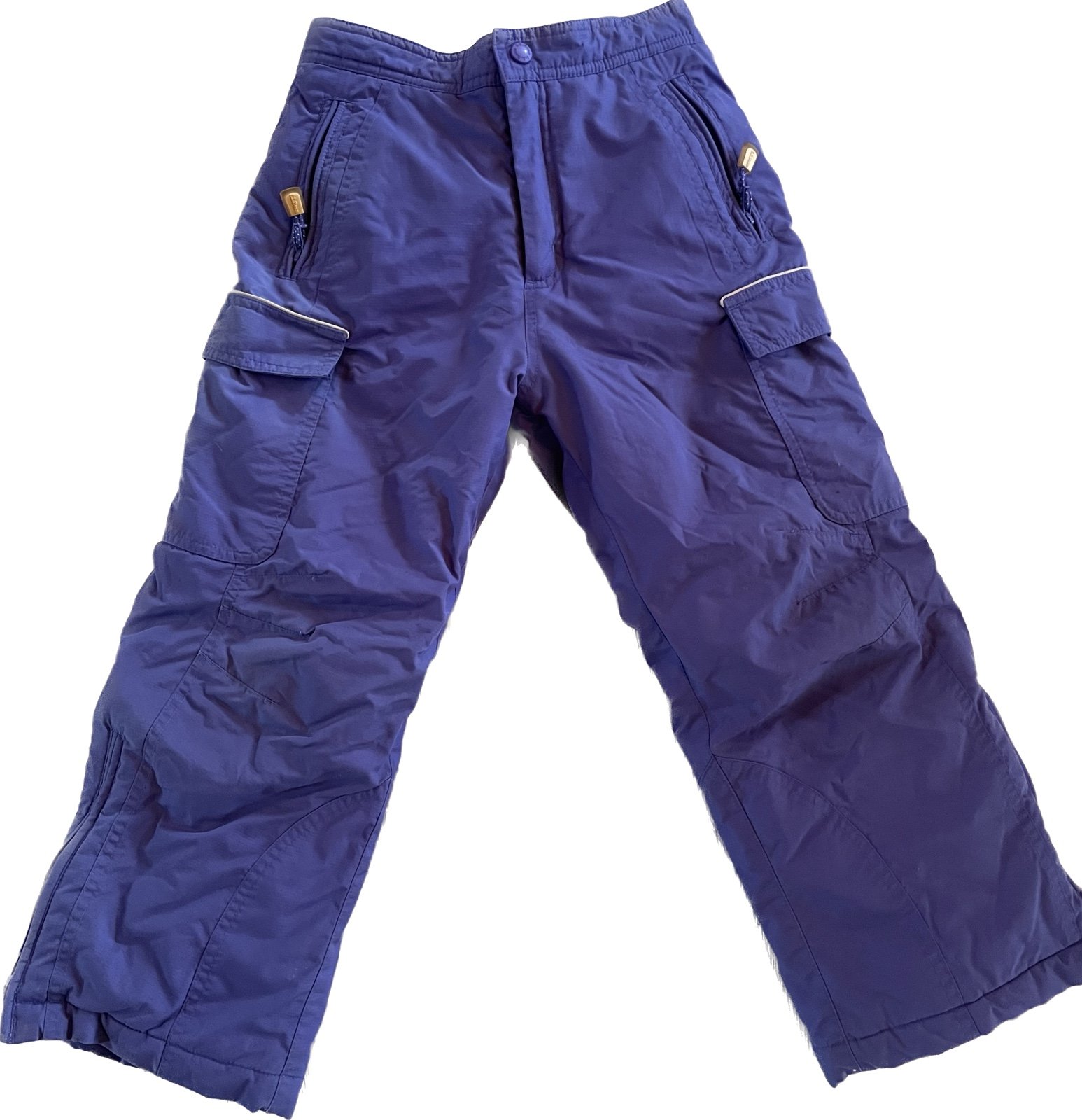 LL Bean Youth Snowpants Insulated Girls Sz 8 Purple