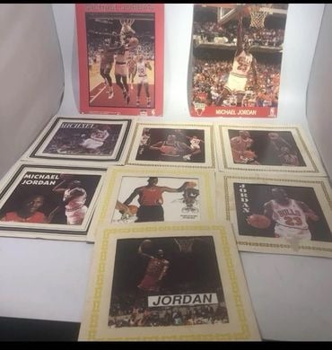 Michael Jordan Carnival Picture Prize Cardboard Lot Photo Frames 6x6