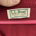 LL Bean Sweater Mens 2XL Red Long Sleeve V Neck Cotton USA Made Maine VTG