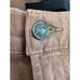 7 for All Mankind Baby Boot Cut Flare Coated Denim Jeans Carmel 29