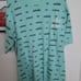 Men's XXL Light Aqua V Neck Short Sleeve T Shirt