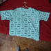 Men's XXL Light Aqua V Neck Short Sleeve T Shirt