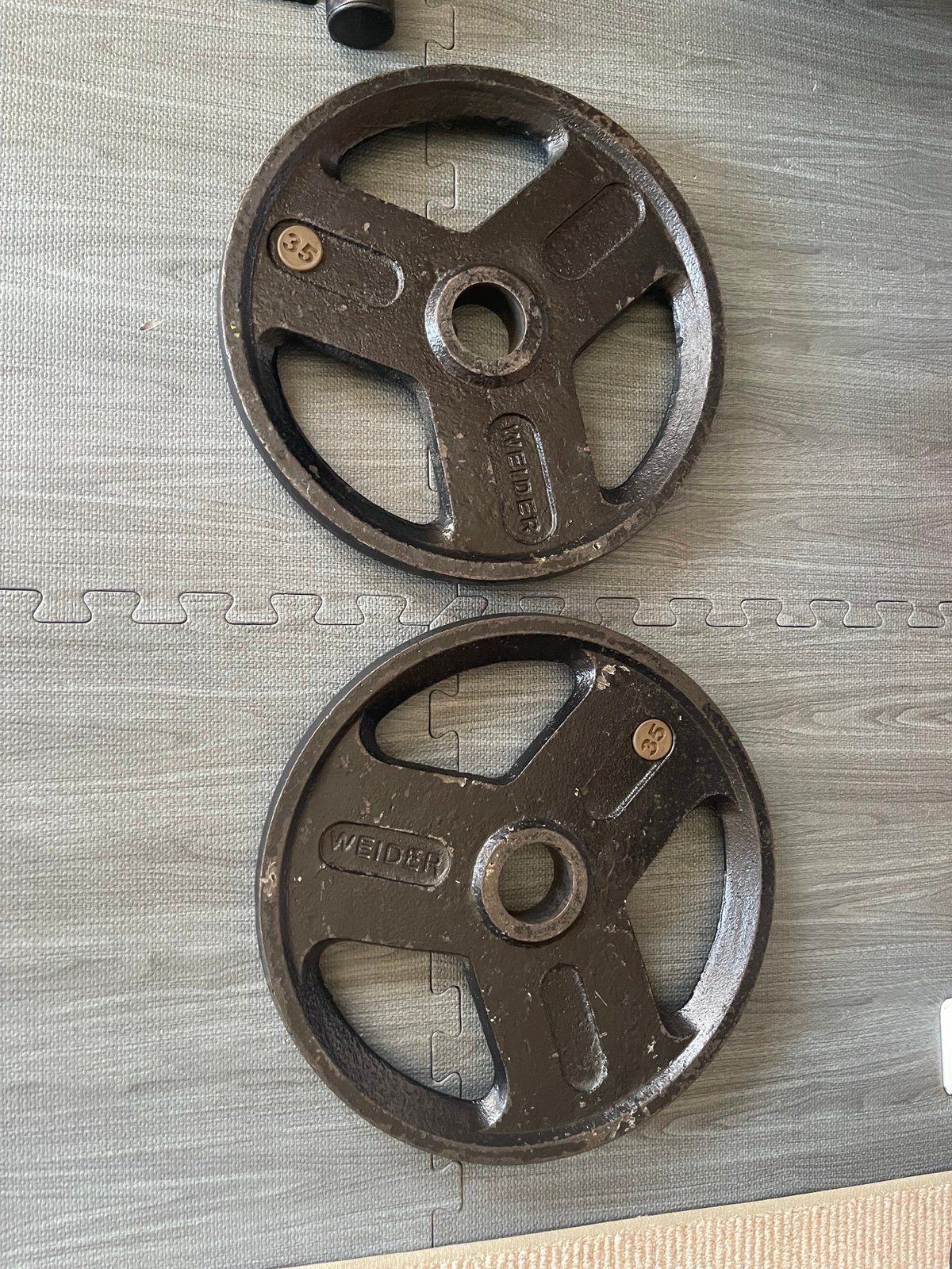 Olympic weight plates