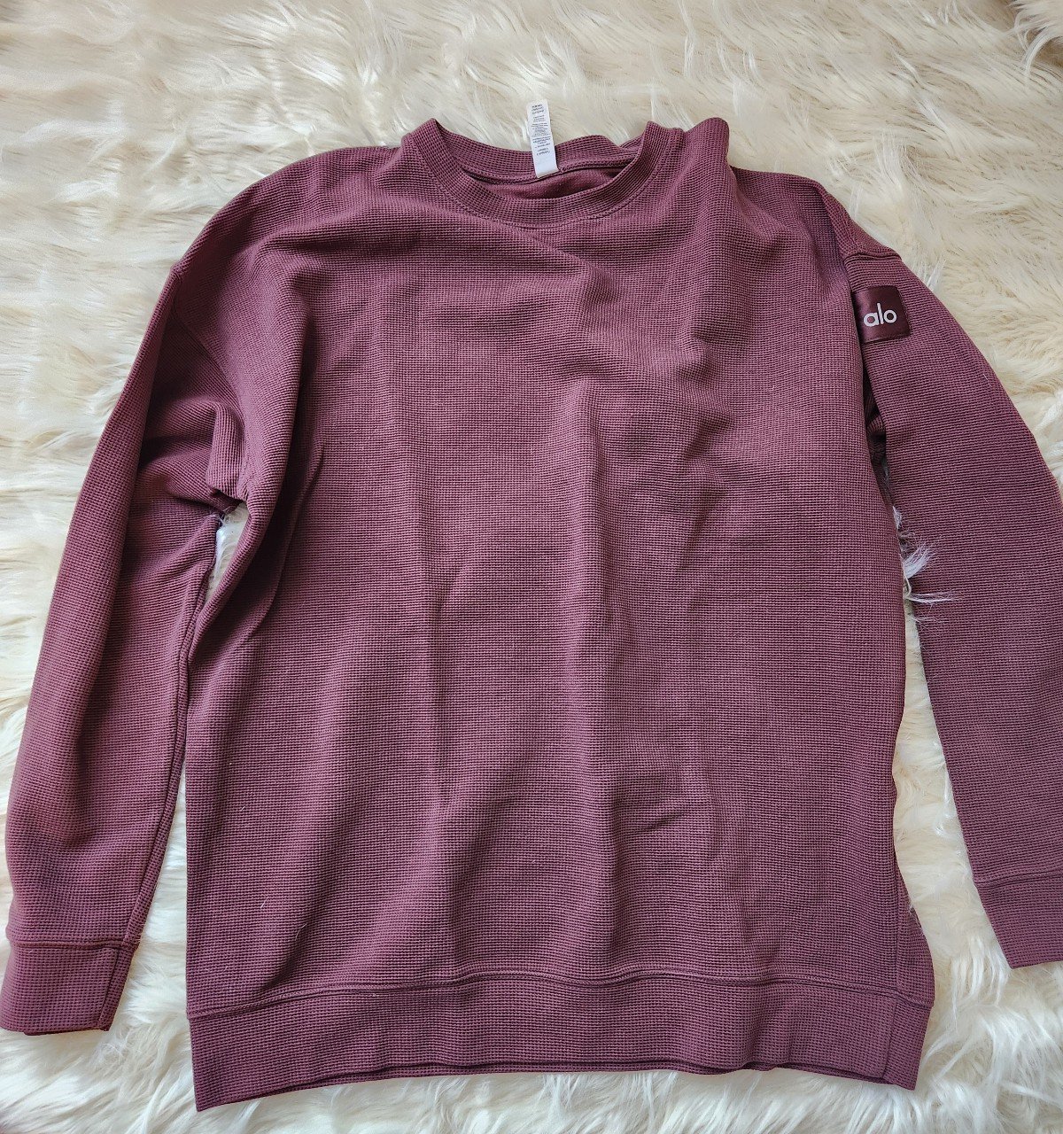 Alo women sweaters pullover size s color brown
