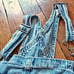 Polo Ralph Lauren Short Denim Overalls Skirt