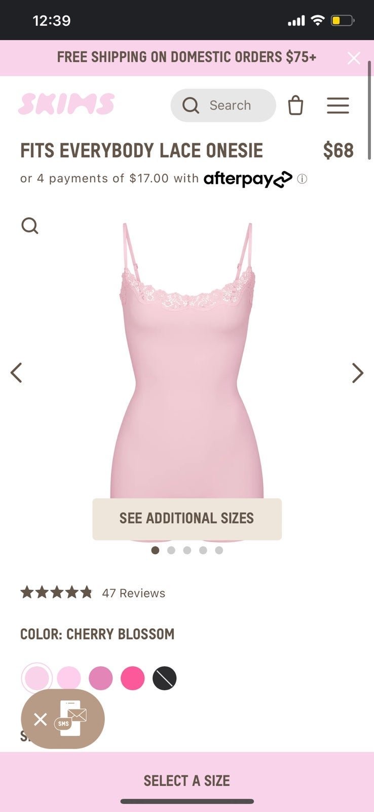 Skims onesie