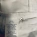 NWT Calvin Klein white jean Bermuda shorts