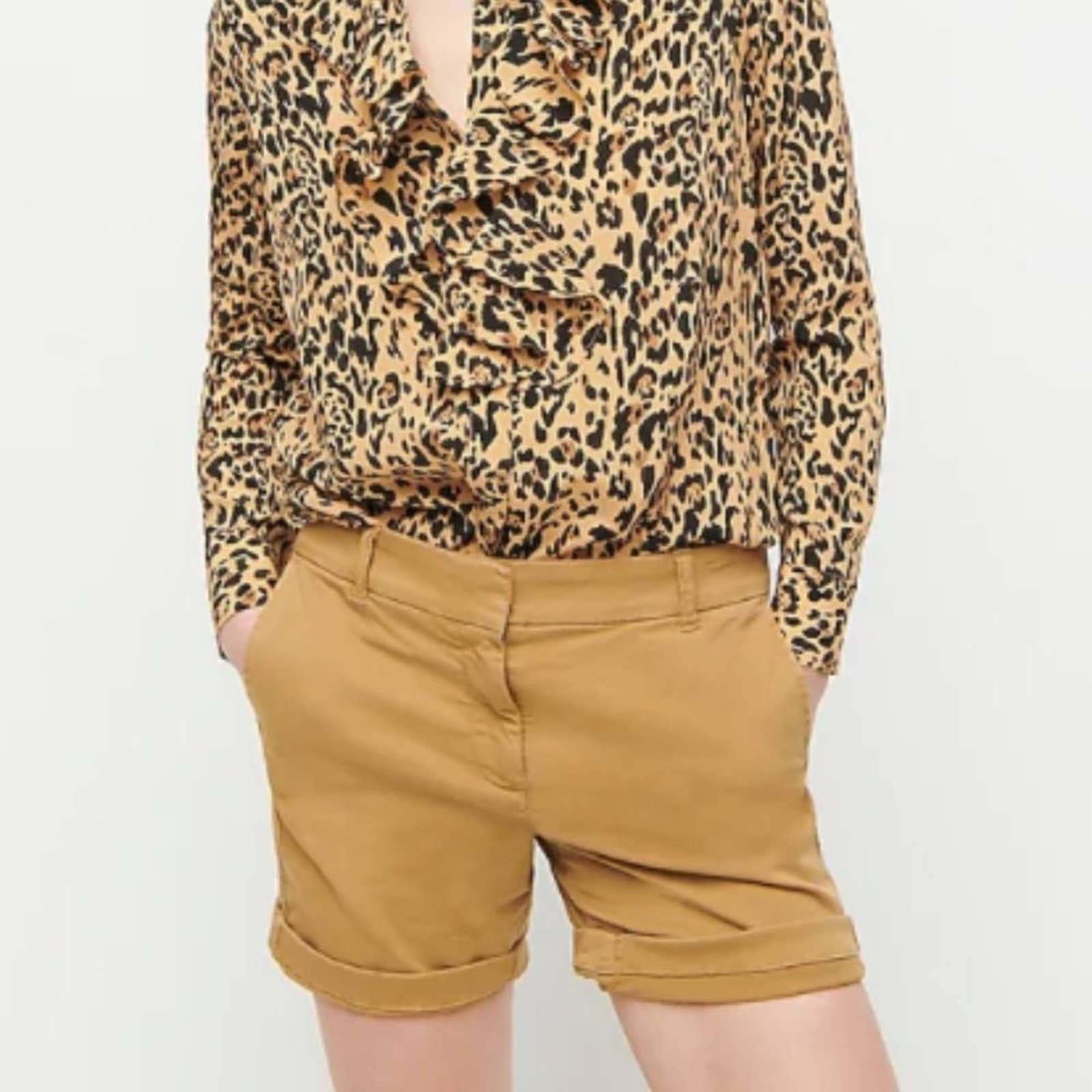 J. Crew 7 Stretch Chino Shorts Plus Size