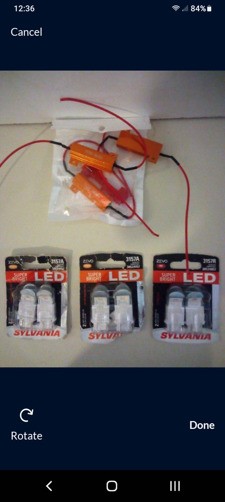 Sylvania LED Zevo replacement lights and resistors