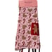 Juicy Couture Home Logo Gingerbread Queen & Candy Cane Cotton Twill Apron