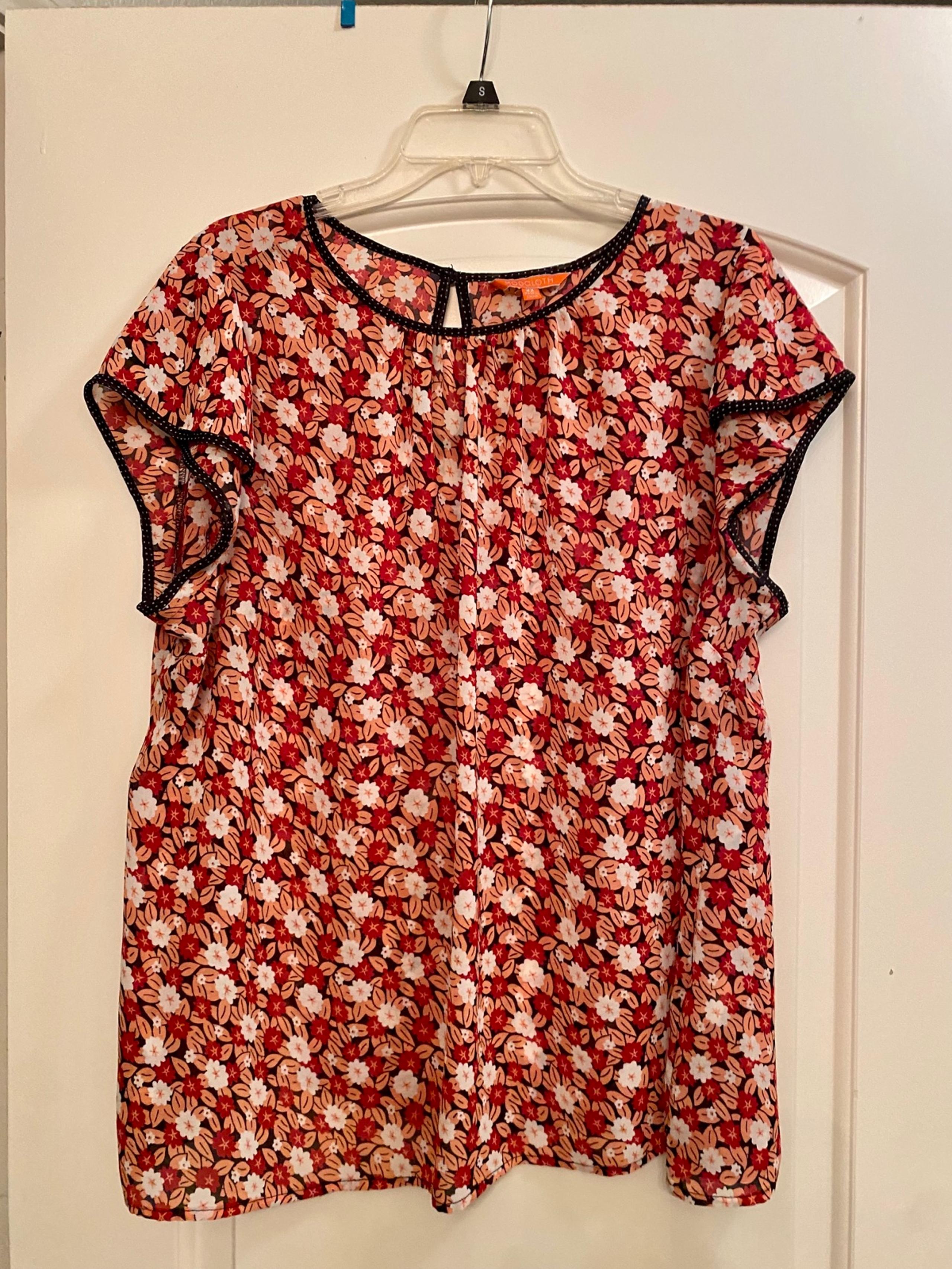 6 plus size blouses (lot)