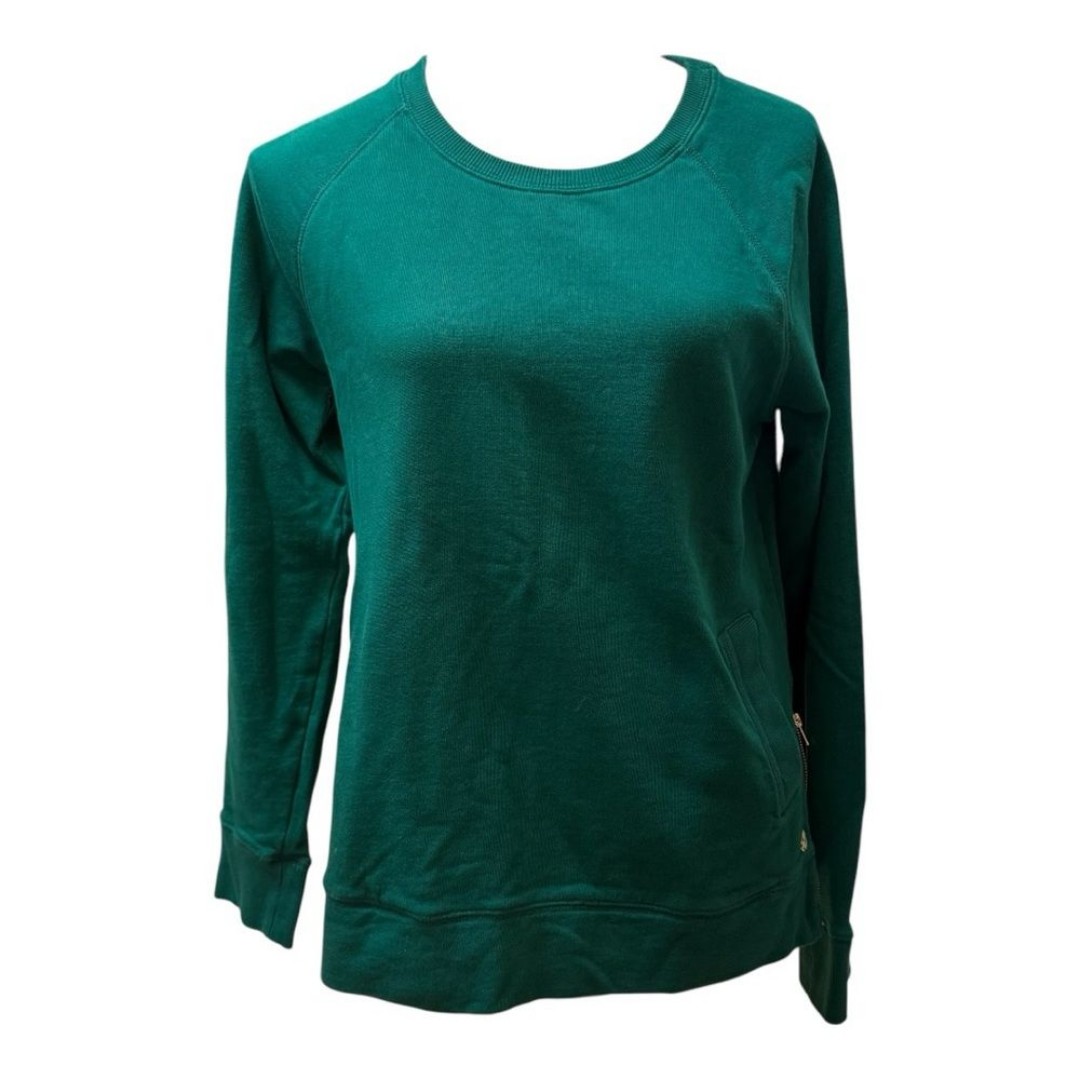 Lilly Pulitzer Beach Comber Evergreen Pullover Long Sleeve Sweatshirt Size M