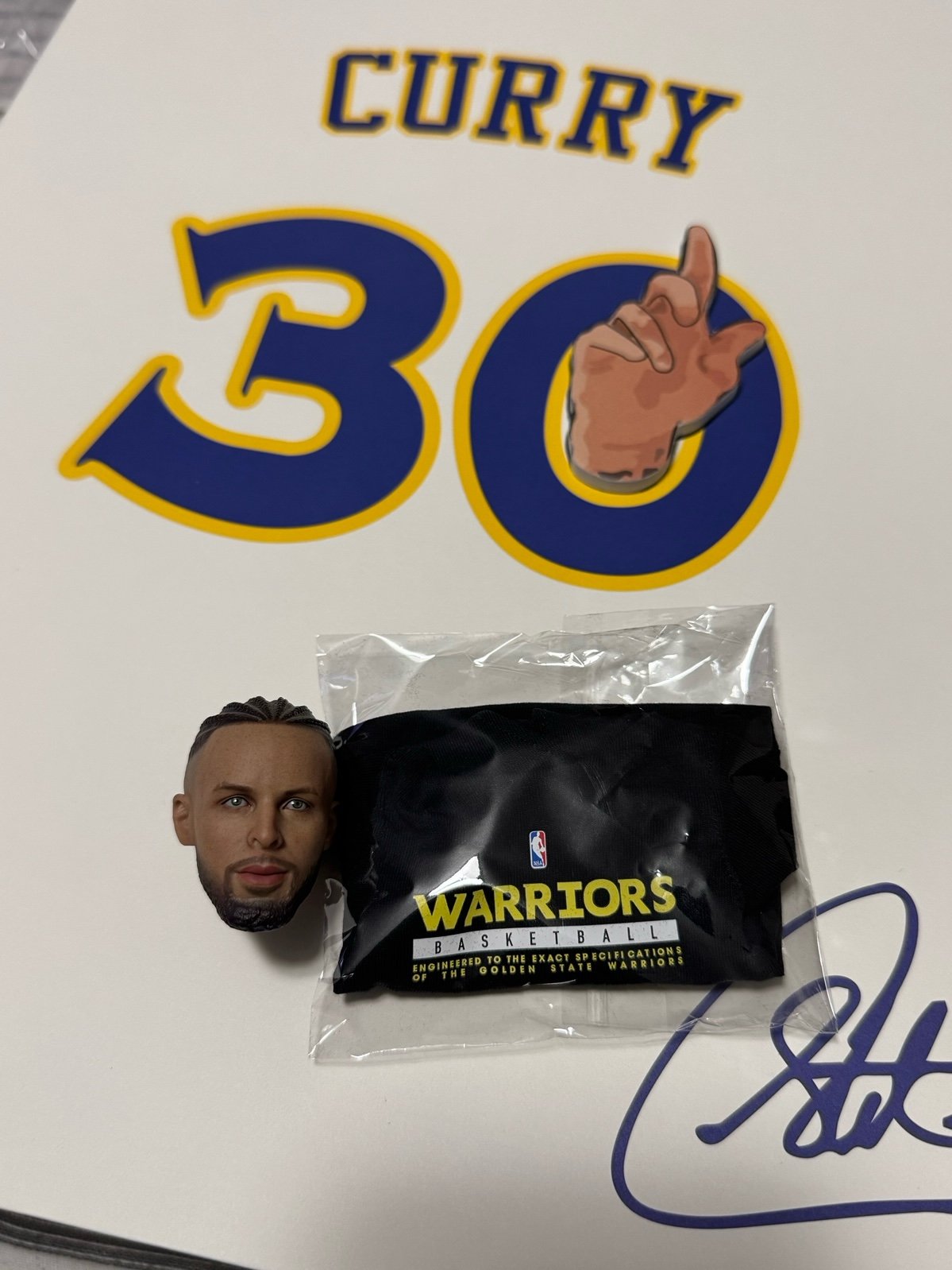 New Enterbay Stephen Curry 1/6 head sculpt