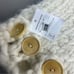Pottery Barn Chunky Knit Christmas Tree Skirt Collar Ivory 100% Wool & Wire NWT