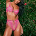 S-XL Bubblegum Heart Bra Panty Set
