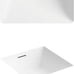 KOHLER Brazn 16 in. Square Undermount Bathroom Sink in White