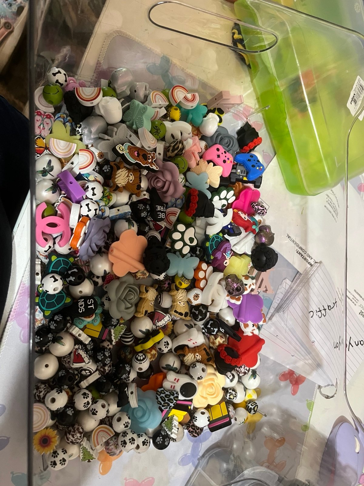 Beadable pen blanks and focal beads