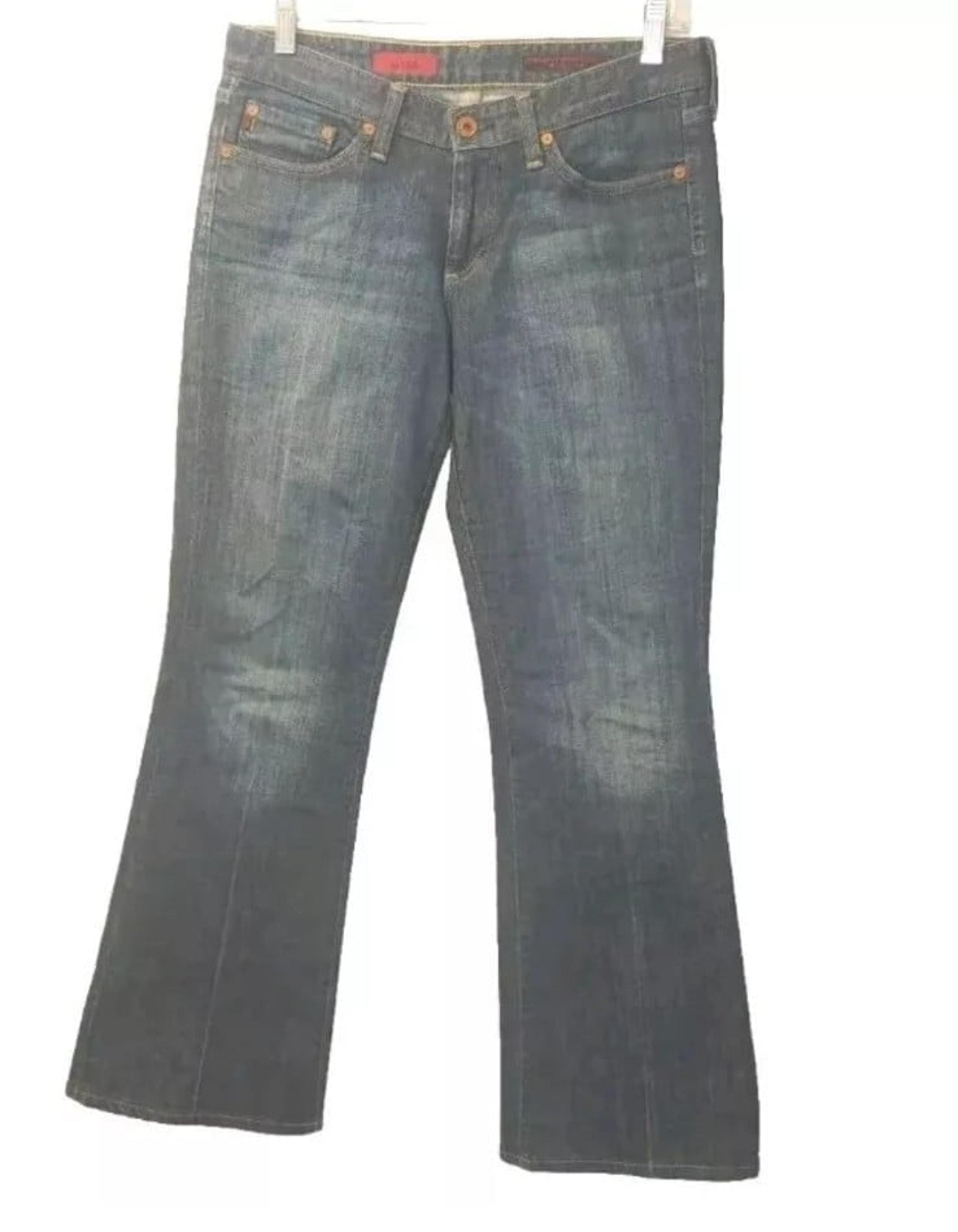 AG Adriano Goldschmied The Club Jeans Sz 28R Bootcut Flare Blue Stretch Denim
