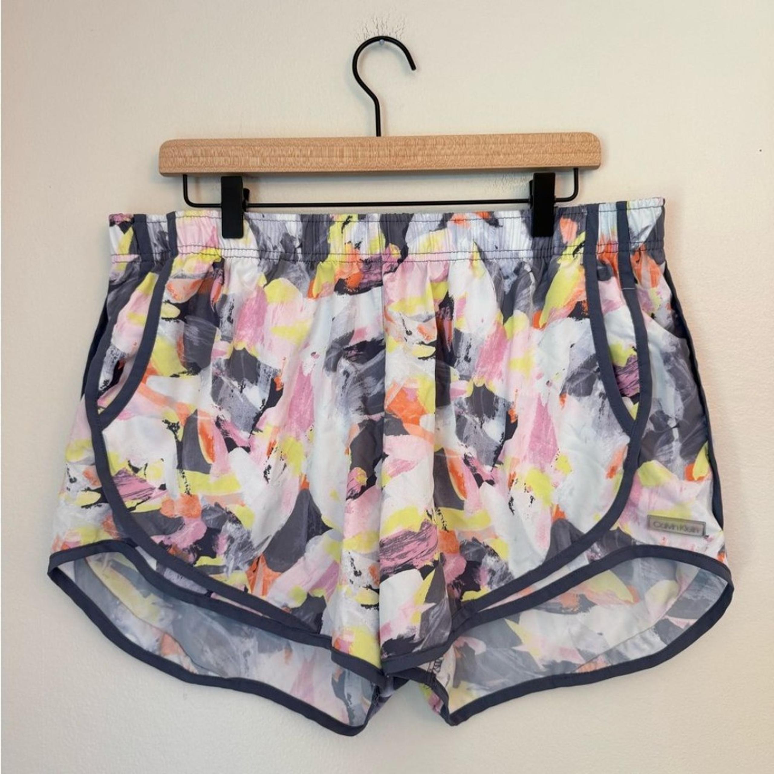 Calvin Klein Multicolored Womens Athletic Shorts - Size XL