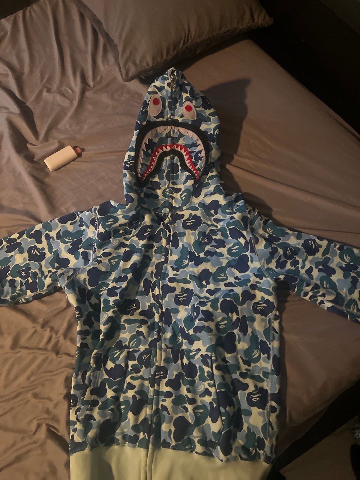 Light blue bape hoodie