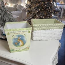 Spring Baskets Guess How Much I Love You Set of 2 Woven Wicker Baskets